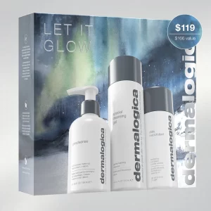 Dermalogica let it glow set (3 full-size)
